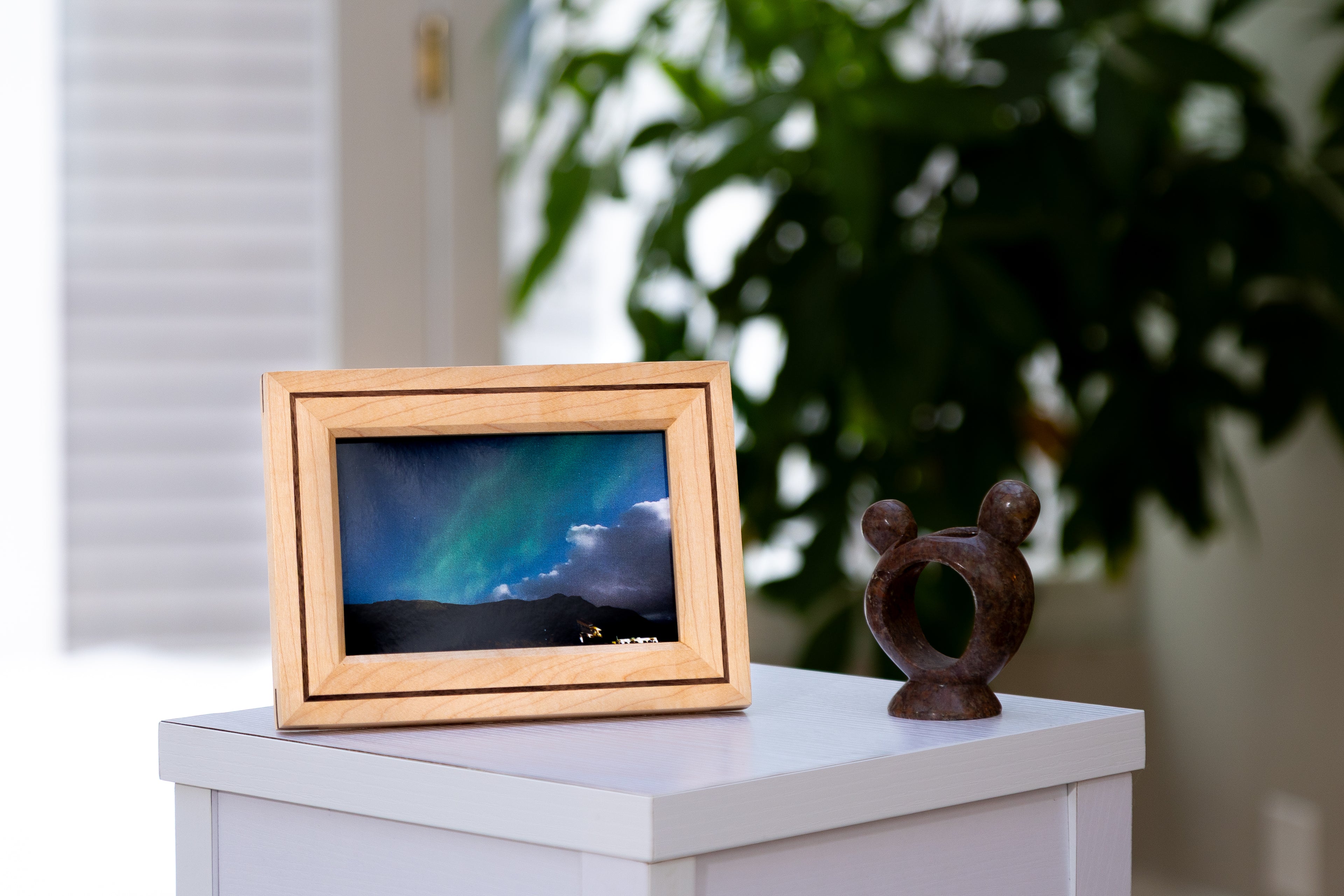 Maple Picture Frame w/ Walnut Inlay