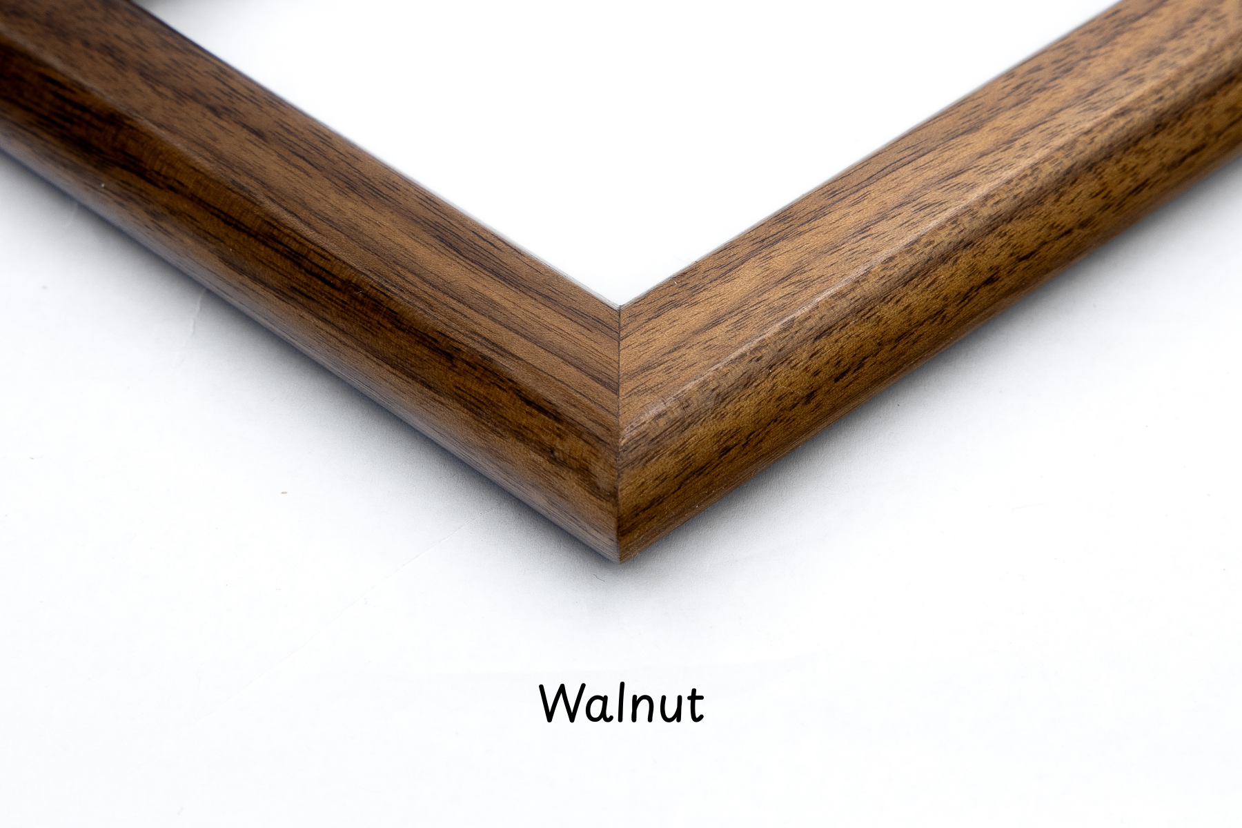 Walnut Picture Frame w/ Rounded Edges